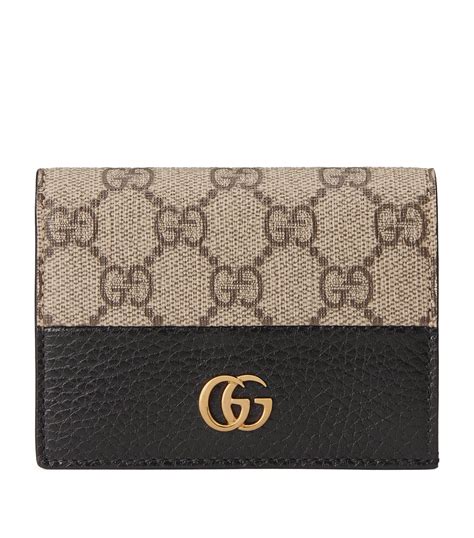 gucci gg marmont leather bi-fold wallet|gucci marmont coin case.